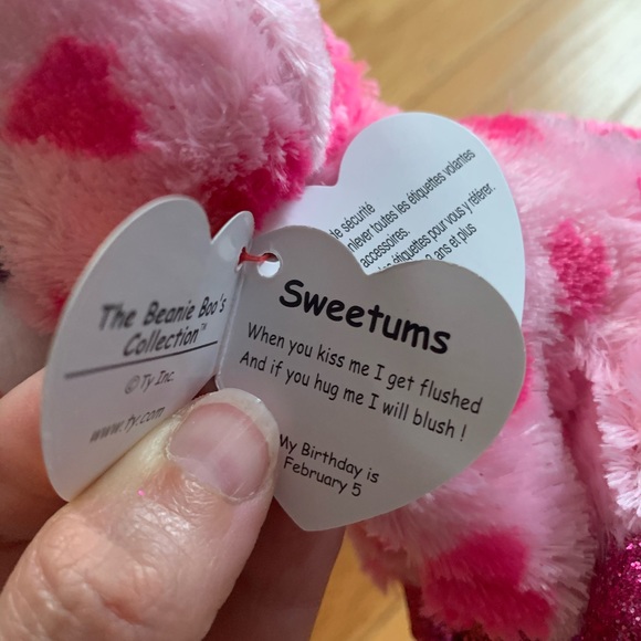 Original Beanie Boo names Sweetums with tags. - Picture 3 of 3